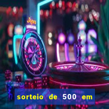 sorteio de 500 em cash toda segunda feira novibet